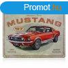 Ford Mustang lemeztbla, Ford Mustang GT 1967 Red, 30 x 40 c