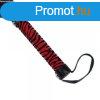  Whip Me Baby Leather Whip Black/Red 