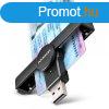 AXAGON CRE-SMPA PocketReader USB-A Smart Card Reader Black