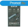 Avax HB601 CONNECT+ 4-port USB3.0 HUB Black