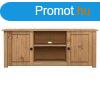 282670 tv cabinet 120x40x50 cm solid pine wood panama range