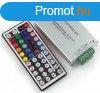 LED vezrl tvirnytval RGB 144W infrs 44 gombos 2 v ga