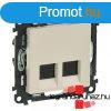 Legrand Valena Life 2xRJ45 Cat. 6 UTP csatlakozaljzat elef