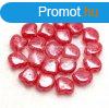 Ginko - cseh prselt ktlyuk gyngy - Trans Opal Red Luster