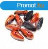 Chilli - cseh prselt ktlyuk gyngy - Jet Sunset - 4x11mm