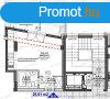 Szombathely belvrosban 26 m2-es + 12 m2 teraszos Penthouse