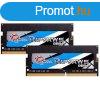 G.SKILL NB Memria DDR4 32GB 3200Mhz CL22 SODIMM 1.20V, Ripj