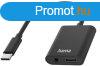 Hama 2in1 USB Type-C/m - Audio+USB Type-C Adapter Black