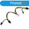 Akyga AK-CA-55 PCI Express 6 pin/2x 6+2 pin Adapter