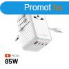 FIXED Voyager utaz adapter 4xUSB-C/1xUSB GaN 85W, fehr