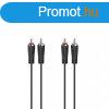 Hama FIC 2RCA-2RCA szzektkbel 3m Black