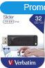 Verbatim 32GB Slider USB2.0 Black