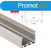 LED Alumnium Profil ILEDO Szles Magas Ezst 2,02 mter