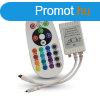 12V Infrs 24 gombos 72W RBG tvirnyt - 3625