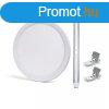 24W Sllyeszthet Kerek LED Panel Szablyozhat furat s ll
