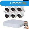Dahua 6 dome kltri kamers IP kamerarendszer 4MP sznes j