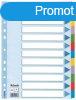 Regiszter, laminlt karton, A4, 12 rszes, ESSELTE "Myl