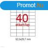 Etikett A1778 29,7 x 52,5 mm 500 v Apli