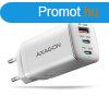 AXAGON ACU-DPQ65W QC4 + USB-C PD Wall Charger White