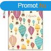 Hatridnapl Colors A5 napi fehr lapokkal Balloons Dayline