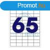 Etikett cmke, 38,1x21,2mm, 100 lap, 65 cmke/lap Bluering