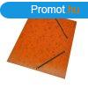 Gumis mappa A4, prespn jelleg karton 350g. narancs