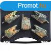 Carp Spirit X4 Alarm Set 4+1 Camo kofferben (ACC490030)