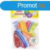 Vegyes lufi 10 darabos kszlet - 30 cm