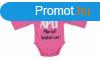ABR Hossz ujj pamut body - Rzsaszn - Kt fnkd van (80