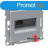 Legrand Suno 1xRJ45 Cat. 6 STP csatlakozaljzat alumnium, L