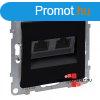 Legrand Suno 2xRJ45 Cat. 6 UTP csatlakozaljzat fekete, Legr