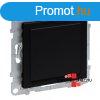 Legrand Suno vakfedl Program Mosaic adapterrel, fekete, Leg