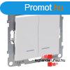 Legrand Suno csillrkapcsol jelzfnnyel 10 AX fehr, IP44,