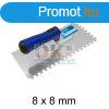 Bautool fogazott glettvas gumrozott soft nyl 88 mm 28013