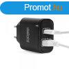 Hlzati Adapter USB + Type-C PD20W gyorstltssel - fekete
