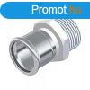 FixTrend Inox press kls menetes tmeneti idom, 88.9 mm x 3