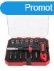 PowerFix Profi+ 23 rszes Racsnis dugkulcs s bit kszlet T