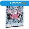 Fzet iskolai A5, 32lap, sima 20-32 Ars Una THINK-PINK (5285