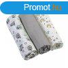 BabyOno Sznes textilpelenka 3db-os #Szrke-348/01