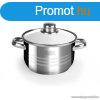 Perfect Home 10344 INOX Rozsdamentes lbas, veg fedvel, 4 