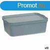 Troldoboz fedllel Kipit TP595-2 Szrke Manyag 14 L 29,5 