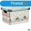 Troldoboz fedllel Kipit STYLE BOX-22L-6 Manyag Autt 22