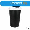 Szemetes Kuka Tontarelli Big hoop Fehr Fekete 45 L (10 egys