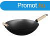 Wok Serpeny Secret de Gourmet Fekete Rozsdamentes acl  35