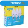 3 db LED-izz EDM 98205 G 35 W 5 W 50 W E14 400 lm  3,6 x 1