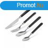 Eveszkz kszlet tartval - fekete - 16 rszes - 32,7 x 19,
