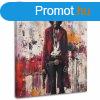 Kp JIMI HENDRIX - Vadnyugat akrilban | 100%-ban eredeti akr