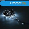 Karcsonyi LED fnyfzr 22m IP44 hideg fehr adapterrel