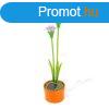 Szolr sznes virg - 8 x 8 x 32 cm - 10 melegfehr LED - li