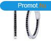 Silvego Ezst karika flbeval MILLA 22 mm fekete cirknium 